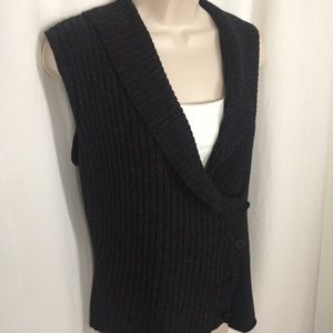 ❌SOLD❌Eileen Fisher M Asymmetrical Sweater Vest